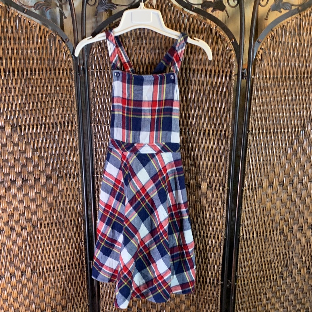Vintage Alyssa Plaid Pinafore Girl’s Size 10